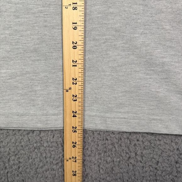 U-510 Polo Shirt Mens Large Gray Pique Mesh Stretch Under 510 Button Down - Picture 8 of 9